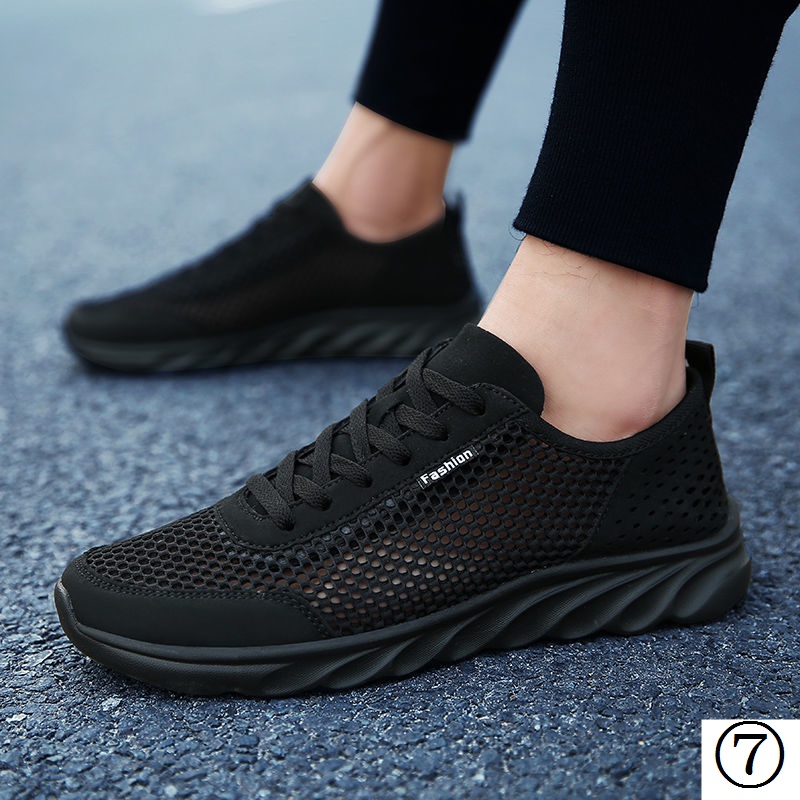 Giày Thể Thao Đế Mềm Phối Lưới Mỏng Thoáng Khí Thời Trang Mùa Hè Cho Nam