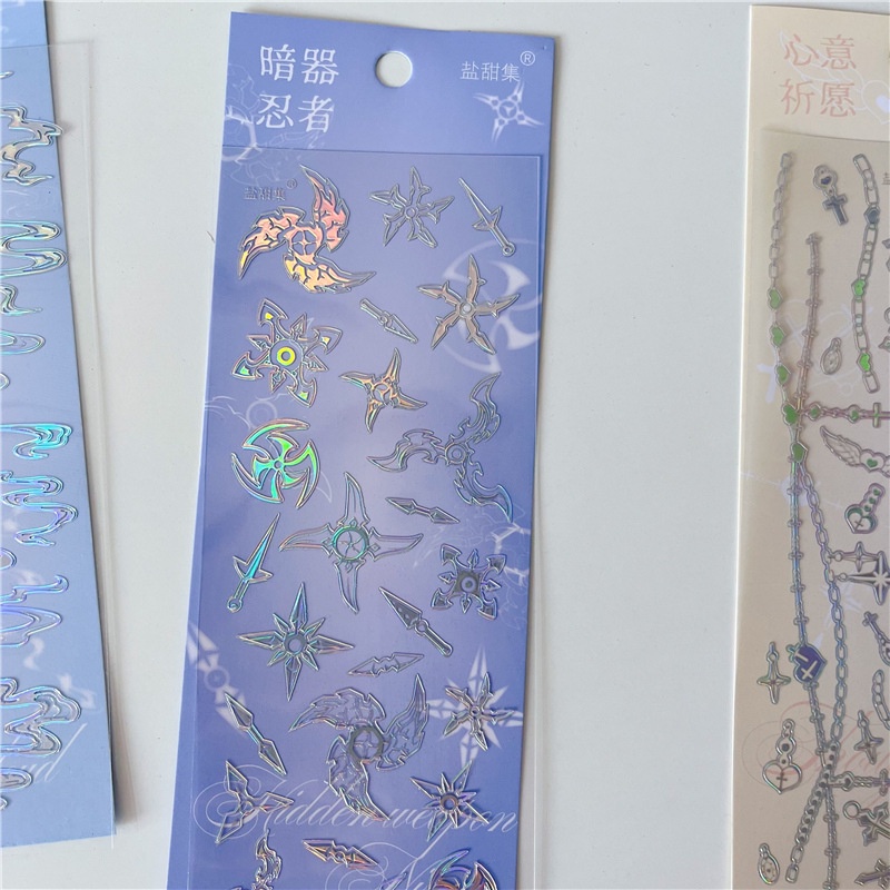 Galaxy Miếng Dán Trang Trí Ba Chiều Bằng Bạc