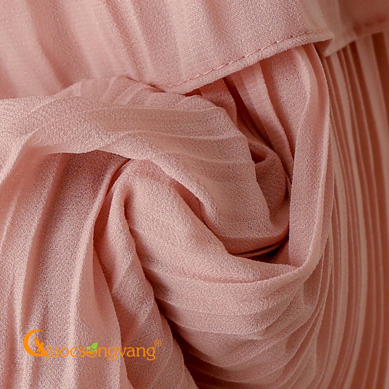 Chân váy xếp tầng chân váy maxi hai lớp GLV083 Cuocsongvang