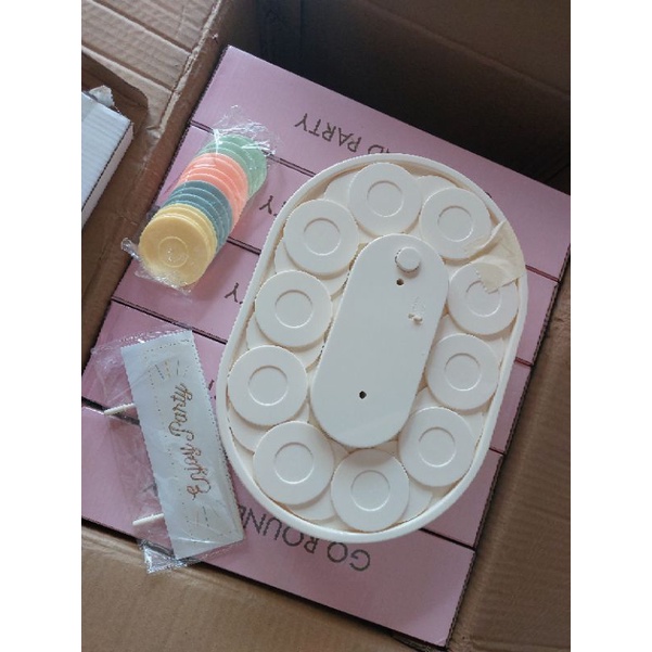 Bàn xoay băng chuyền mini siêu xinh