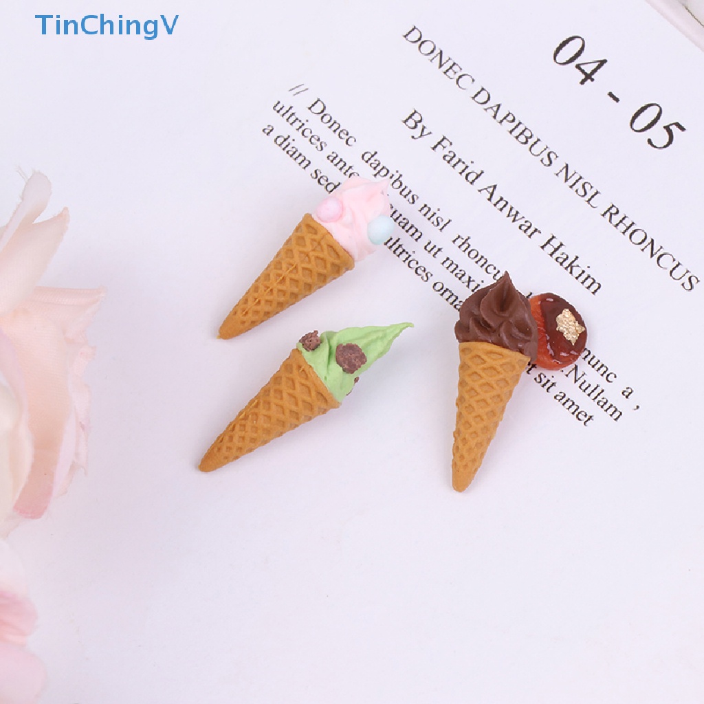 [TinChingV] Đồ Chơi Búp Bê Hình Kem Ốc Quế Tỉ Lệ 1: 12