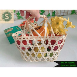 Mây tre- Làn tre giỏ tre hộp tre đựng quà đan năng -Tre HN