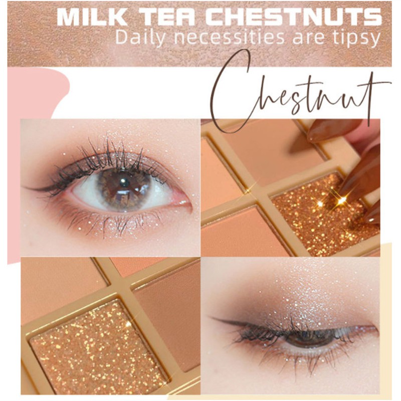 Phấn mắt FAICIA 💓FREESHIP 💓 Bảng mắt nội địa trung, bảng màu mắt 9 màu ánh ngọc trai, bảng phấn mắt nhũ bông tuyết | BigBuy360 - bigbuy360.vn