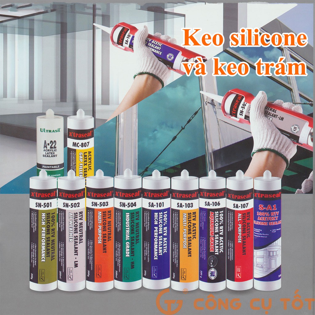 Keo silicone axit chống thấm S-A1 X'traseal Malaysia