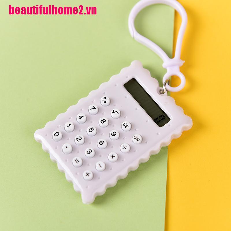 Máy Tính Điện Tử mini 8 Chữ Số Bền Bỉ Có Phím