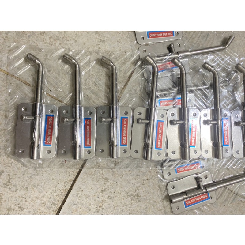 Chốt cửa dọc - chốt cửa inox loại 10cm