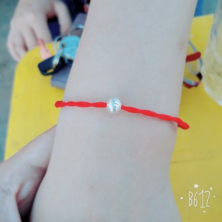 Combo 100 vòng chỉ đỏ mix bi bạc ta