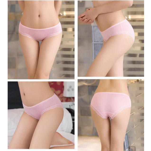 Quần Lót Ren Modal Cotton Siêu Nhẹ (38-68kg),.