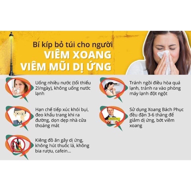 ✅ (CHÍNH HÃNG) XOANG BÁCH PHỤC - Giảm Dị Ứng , Bớt Viêm Xoang