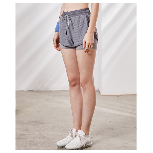 Quần Shorts Thể Thao Tập Gym, Yoga 2 Lớp