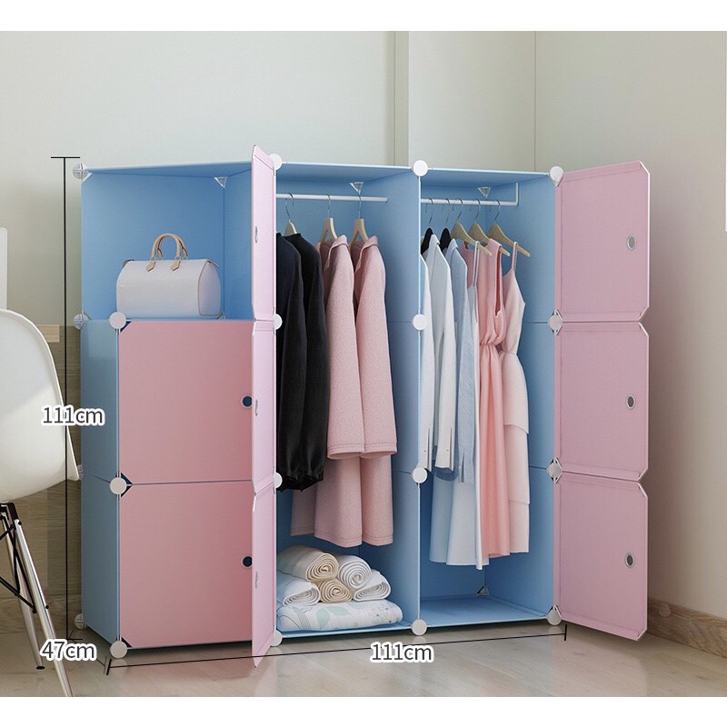 TỦ NHỰA ĐA NĂNG LẮP GHÉP THÔNG MINH 9 Ô  bảo hành 1 năm