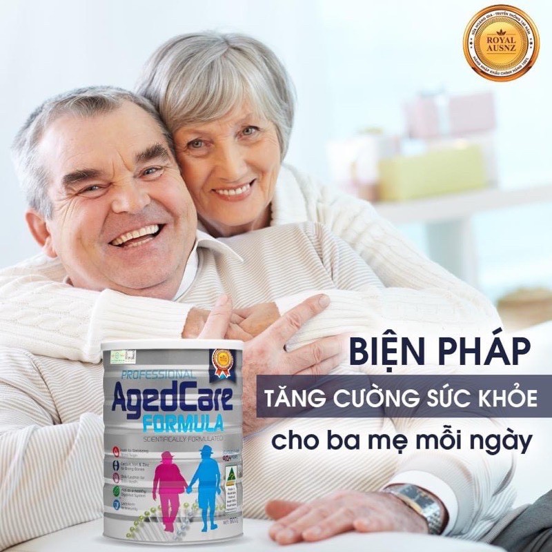 Sữa Bột Hoàng Gia Úc AGED CARE FORMULA Bổ Sung Dinh Dưỡng Cho Người Trên 40 Tuổi 900g