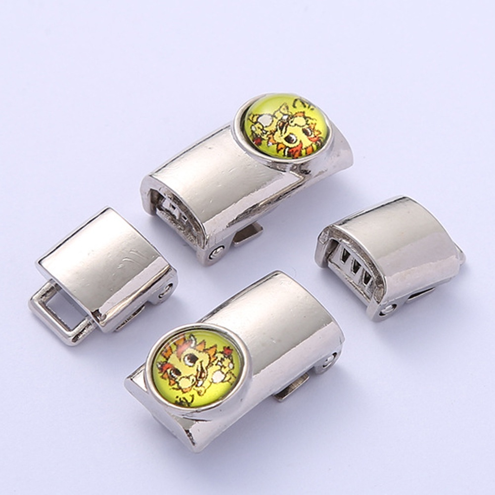 Set 2 Phụ Kiện Khóa Giày Hình Chú Heo Hoạt Hình Đơn Giản Dễ Thương