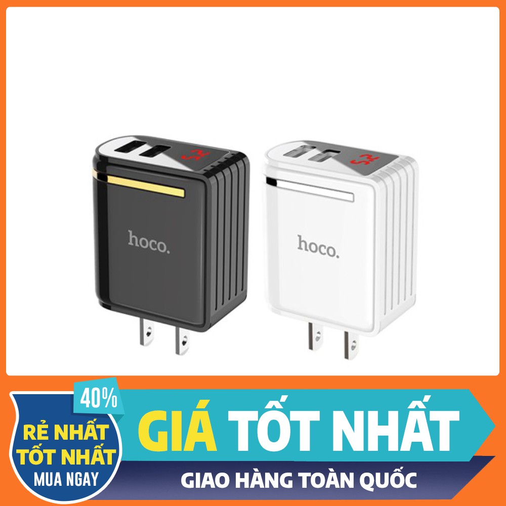 (TOP BÁN CHẠY) Cốc Sạc Hoco C39/C39A 2 Cổng USB hàng hiệu