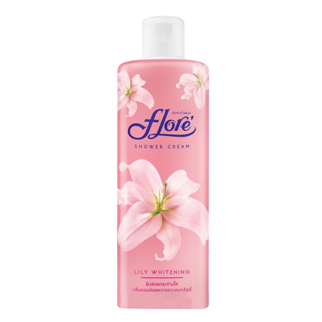 Sữa tắm dưỡng ẩm trắng da Flore Lily Whitening (200ml &amp; 500ml)