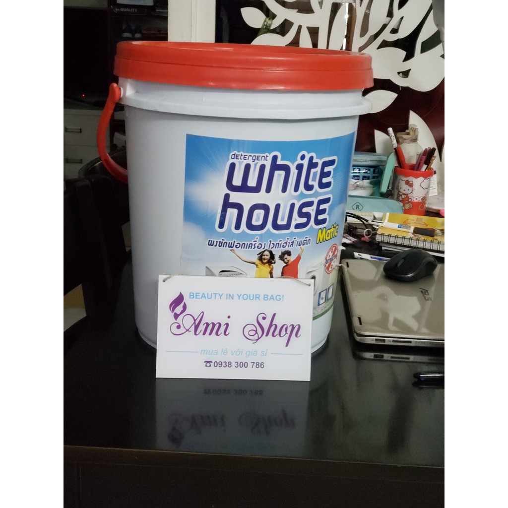 Bột giặt White House Thái Lan xô 10kg