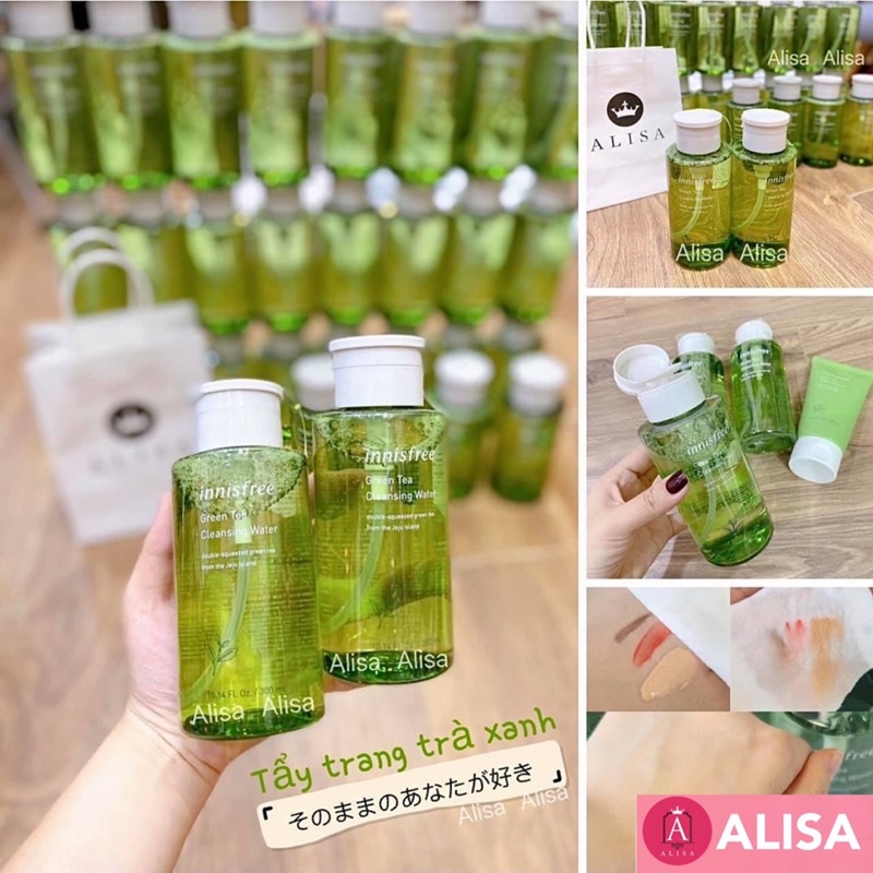 Tẩy trang Innisfree green tea 300ml -ALISA