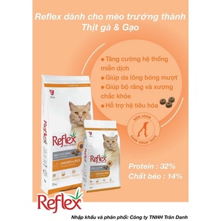 Thức ăn hạt cho mèo Reflex túi 2kg