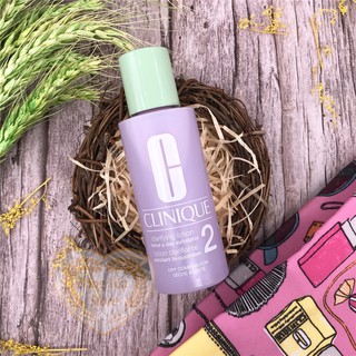 Toner Số 2 Thanh Lọc Dưỡng Ẩm Clinique Clarifying Lotion Da Hỗn Hợp Khô 60ml