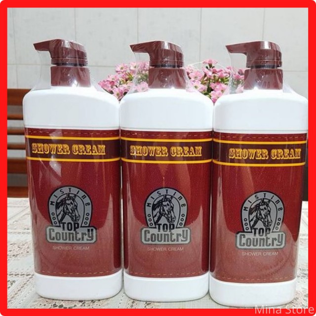 Sữa Tắm Con Ngựa Thái Lan Top Country 500ml – Sữa Tắm Hương Nước Hoa Cao Cấp Dùng Được Cho Cả Nam và Nữ