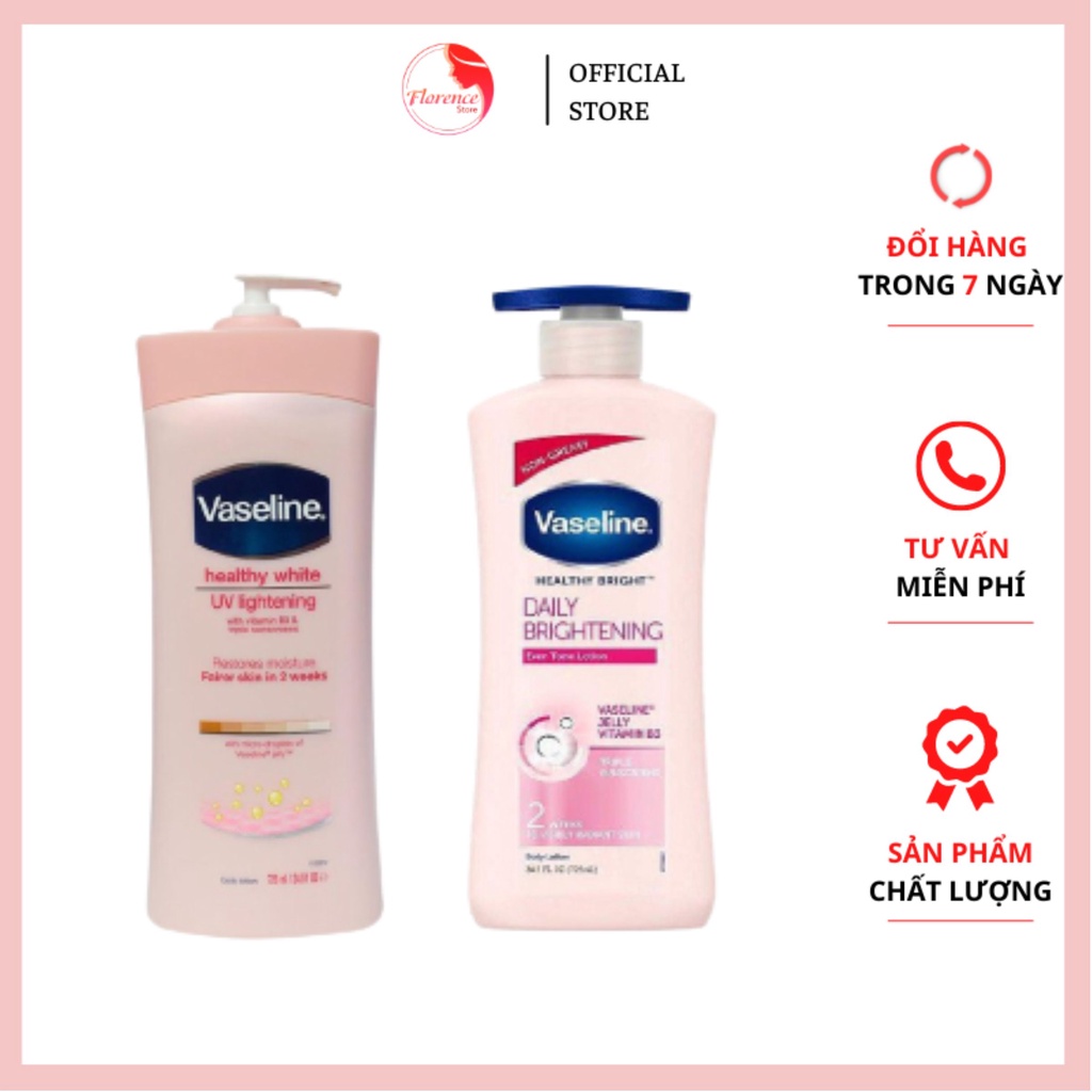 SỮA DƯỠNG THỂ Dưỡng ẩm da Vaseline Lotion 725ml