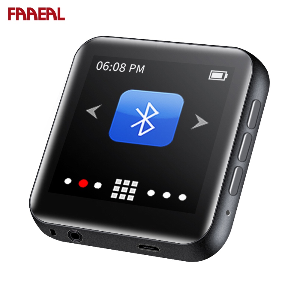 Máy nghe nhạc MP4 MP3 FAAEAL RUIZU M4 bluetooth màn hình cảm ứng kèm loa chuyên dụng