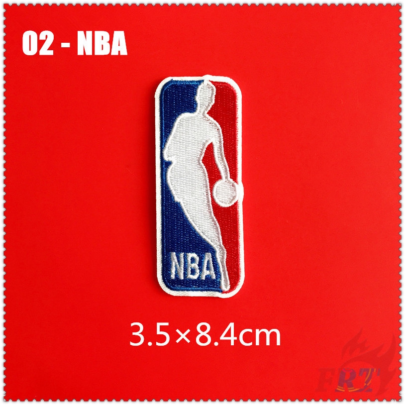 Set 2 Miếng Vá Ủi Thêu Hình Cầu Thủ Bóng Rổ Nba / Mlb