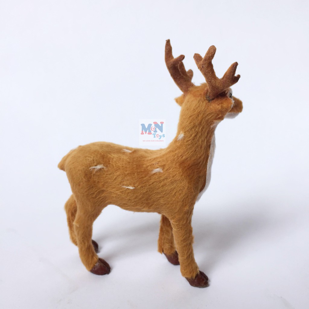 Hươu sao (Tuần lộc) cao 14cm trang trí Giáng sinh - Noel ( Số 1)