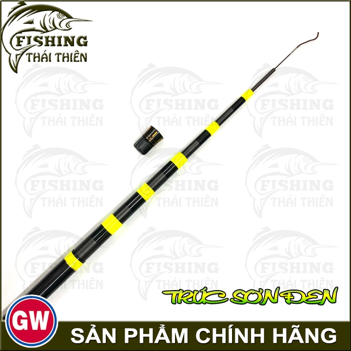 Cần Câu Tay GW Trúc Sơn Đen Sản Phẩm Chính Hãng 3m6, 4m5, 5m4, 6m3, 7m2