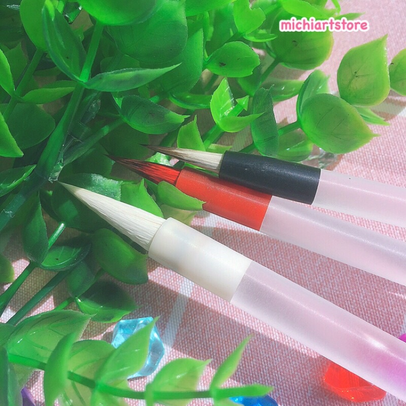 Lục Phì Hồng Sấu - Bút lông vẽ màu nước thư pháp Như Mộng Lệnh, Hải Đường, Lê Hoa Vũ - Dẫn Thủy Hiên