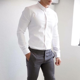 Sơmi cotton lụa 💖💖 không nhăn 💖💖 from slimfit giữ form tốt và tôn dáng người mặc ✔️
