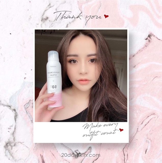 XỊT DƯỠNG TRẮNG CHỐNG NẮNG 20DAYSKIN | BigBuy360 - bigbuy360.vn