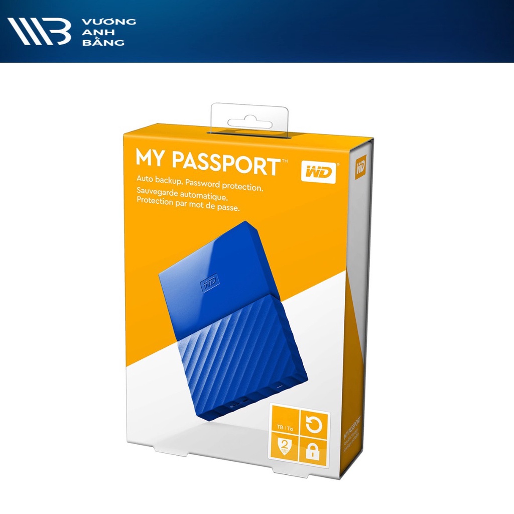 HDD Box WD MY PASSPORT 2.5” USB 3.0 - Hàng chính Hãng