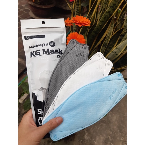Sỉ 1 Thùng Khẩu Trang 4D KG Mask KF94 Kháng Khuẩn Hàn Quốc