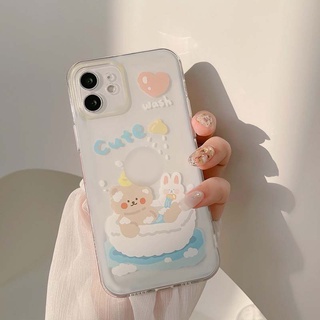 Ốp lưng xiaomi redmi 10C/note 10/note 8/note 8 pro/note 7/note 9s/note 9/redmi 9A/redmi 9/8A/8 mẫu Cute Duck n Bear _7