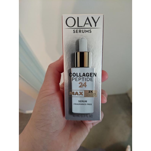 [HàngMỹ]Serum dưỡng ẩm chống lão hóa và tái tạo da Olay Regenerist 2X Collagen Peptide 24 MAX Serum 30ml