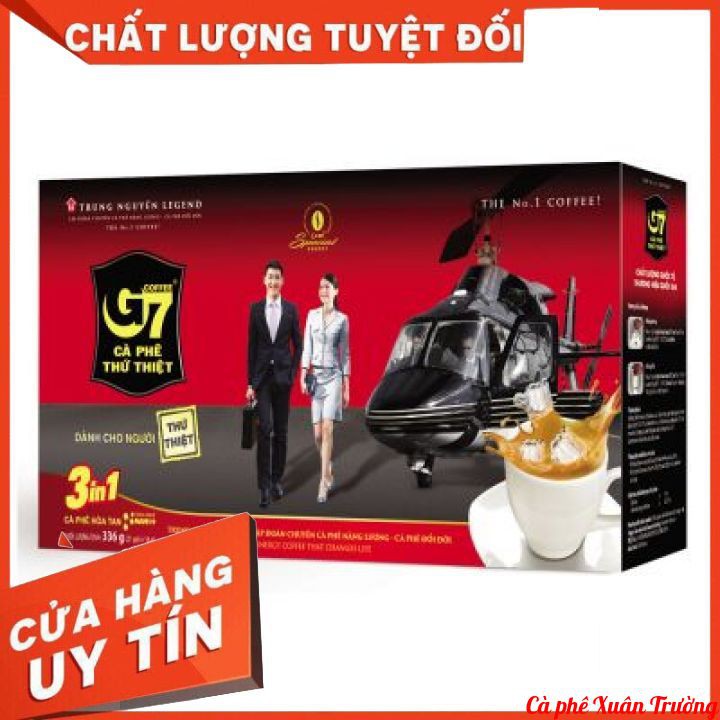 Cà phê sữa hòa tan G7 3in1 - Hộp 21 gói (Zin Nguyên Tem) | BigBuy360 - bigbuy360.vn