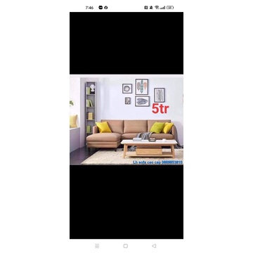 Sofa Góc L cao cấp 5 triệu 900