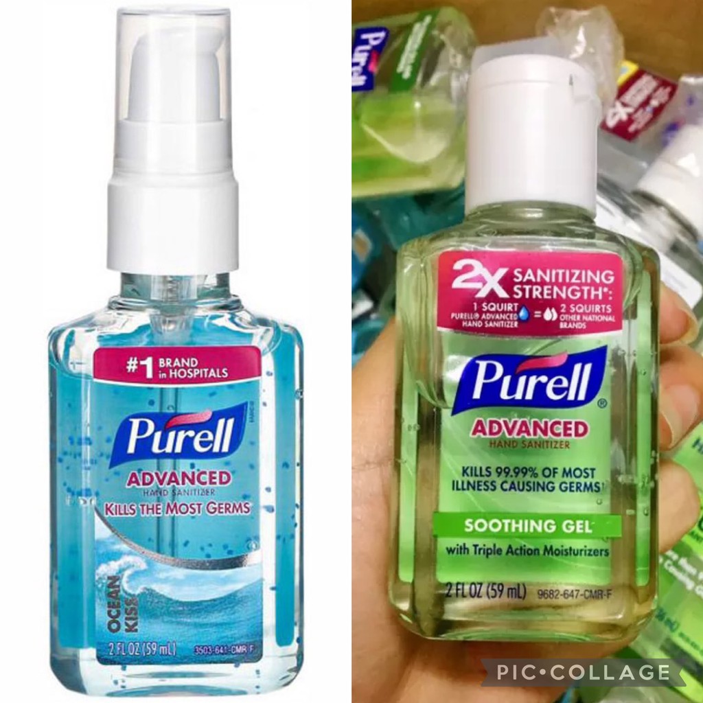 Gel rửa tay khô diệt khuẩn Purell 59ml tiêu diệt đến 99,99% vi khuẩn gây bệnh