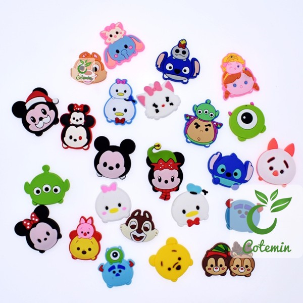 Sticker Nút Cài Dép Jibbitz Charm Gắn Dép Sục Crocs Cá Sấu Duet Sport Crocband Bayaband | BigBuy360 - bigbuy360.vn