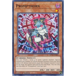 Thẻ bài Yugioh - TCG - Prompthorn / MP19-EN001'