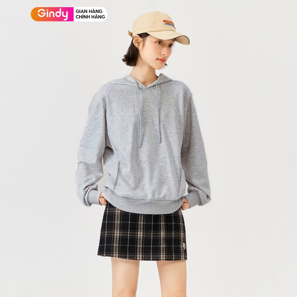 Áo hoodie nỉ bông trơn dài tay nhiều màu dày dặn GINDY sweater có mũ basic unisex thời trang thu đông A12107 | BigBuy360 - bigbuy360.vn