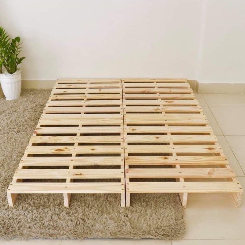 Giường ngủ , giường pallet gỗ thông cao 8 cm chống ẩm  Huy decor | BigBuy360 - bigbuy360.vn