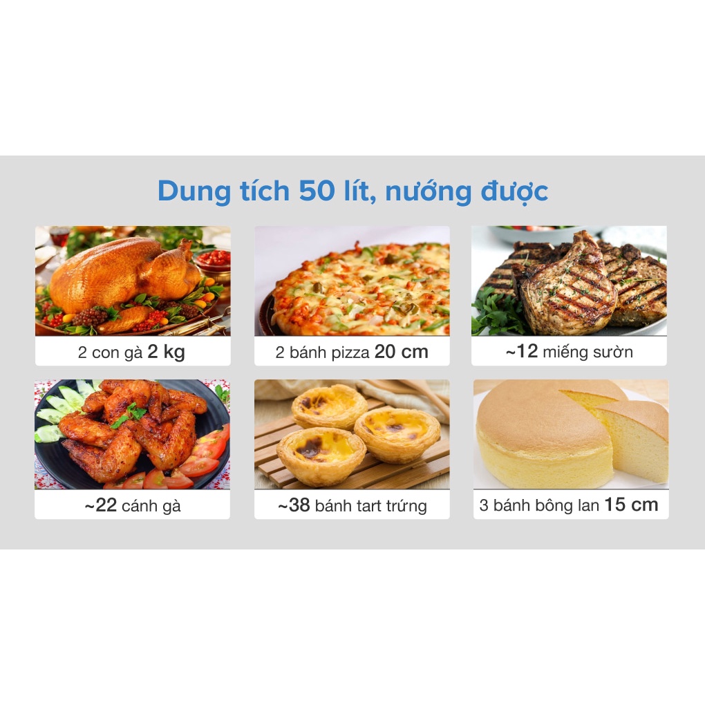 Lò nướng Sanaky 50 lít VH-5088N2D