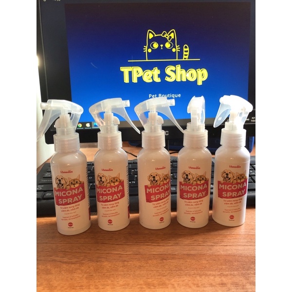 Xịt Trị Viêm Nang Lông Viêm Da Nấm Da Micona Spray Vemedim Chai 100ml