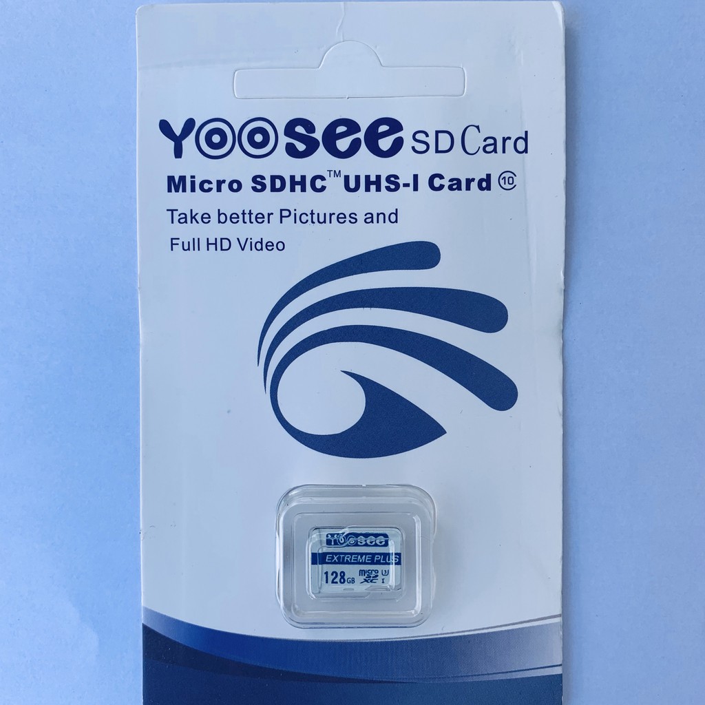 ( Chuyên Dụng cho camera )Thẻ Nhớ Microsdxc Yoosee Extreme Plus 128GB UHS-I U3 4K R90MB/S W40MB/S (Trắng Xanh) | BigBuy360 - bigbuy360.vn