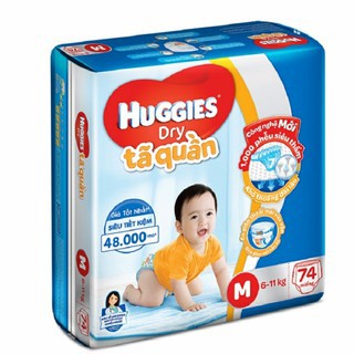 Tả Quần Huggies M74 Miếng (6 -11kg)