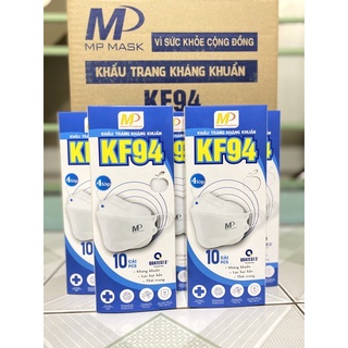 Khẩu trang y tế kf94 mp mask - màu trắng, xám, xanh