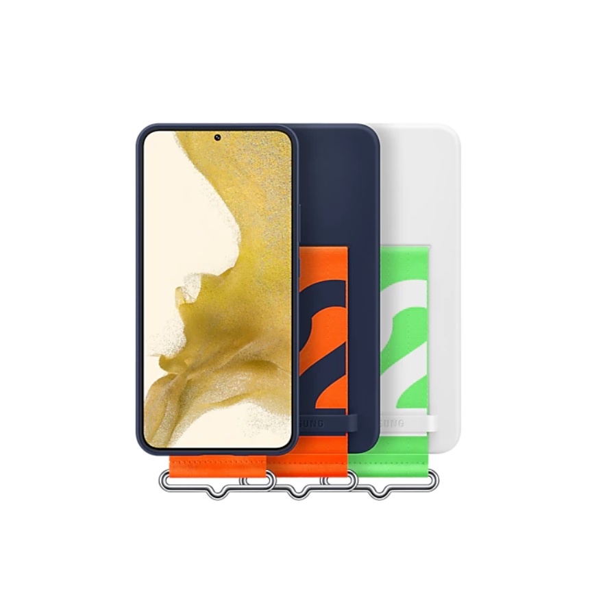 Ốp lưng Silicone Samsung Galaxy S22 5G kèm dây đeo chính hãng