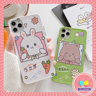 Ốp iphone - Ốp lưng imd new Thỏ và gấu cute 6/6s/6plus/6splus/7/8/7plus/8plus/x/xs/xsmax/11/11promax  R3-2